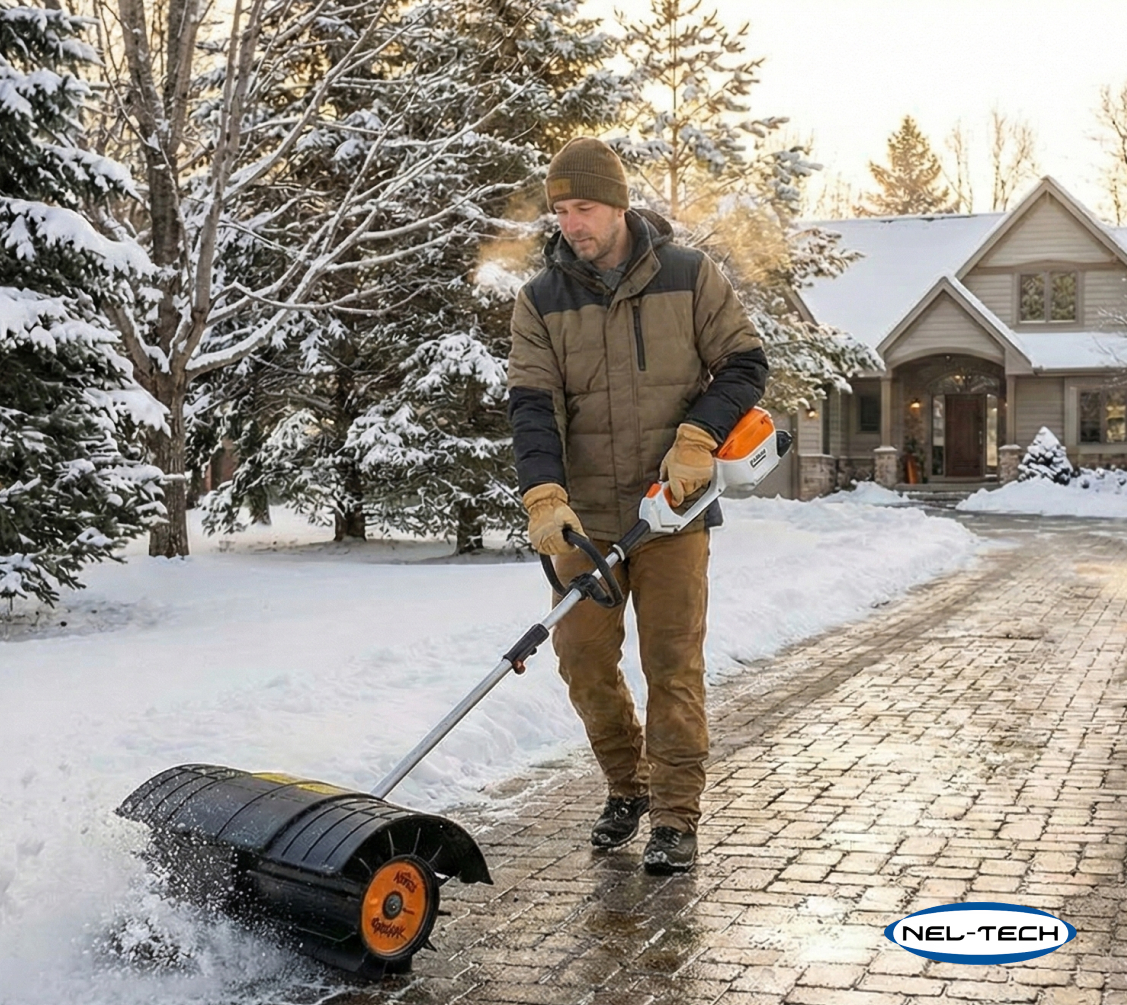 Śnieg, błoto i lód na podjeździe: Dlaczego łopata to za mało? Jak odśnieżyć podjazd?