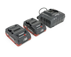 Zestaw akumulatory i ładowarka Metabo 18 V 4,0 Ah