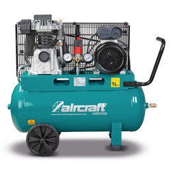 Mobilna sprężarka tłokowa z napędem pasowym