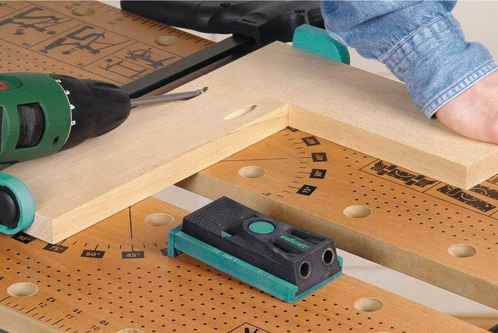 Zestawy do niewidocznych połączeń w drewnie Wolfcraft 4642000 55 szt.