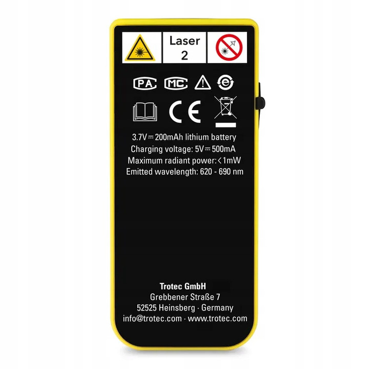 Mini Dalmierz Laserowy Trotec BD11 (30m, USB)