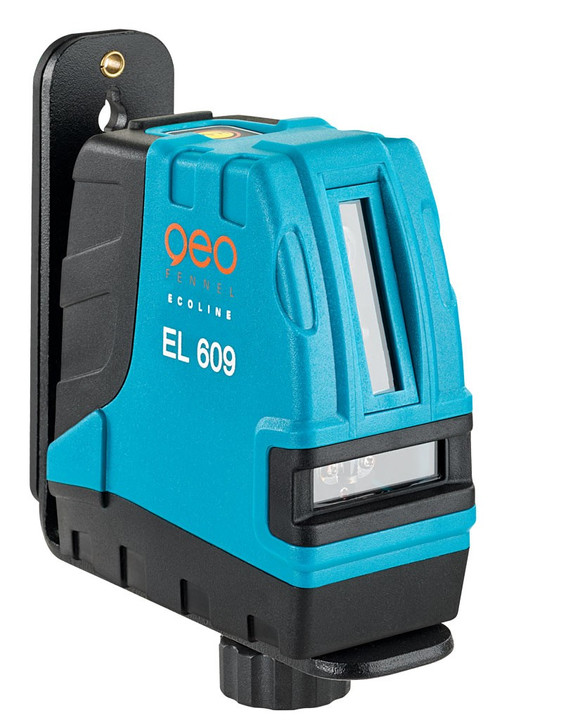 Laser liniowy krzyżowy EL 609 zestaw