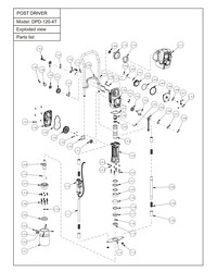 Kafar Spalinowy DPD 120 z Silnikiem Honda GX50