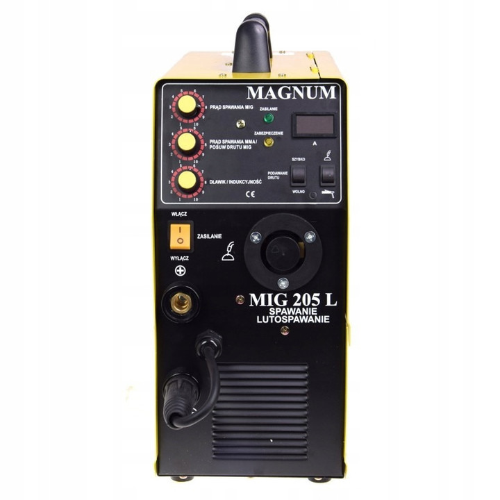 Półautomat spawalniczy Magnum MIG 205L LCD z lutospawaniem (200A/230V)