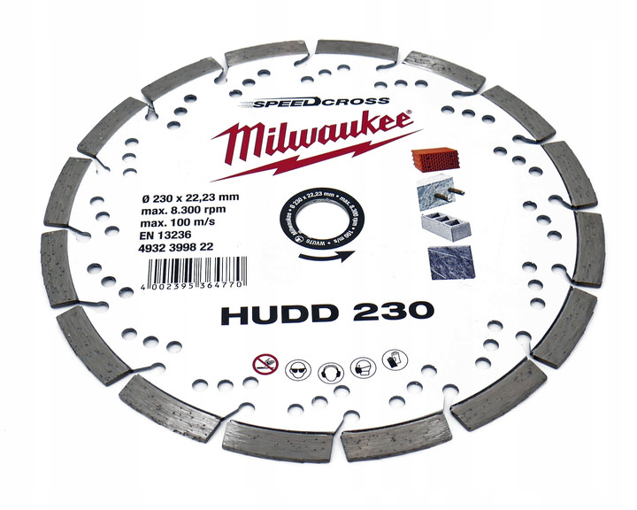Tarcza Diamentowa Milwaukee SPEEDCROSS HUDD 230mm