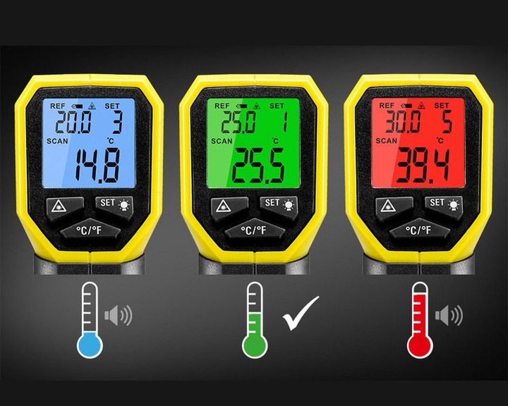 Pirometr termometr laserowy Trotec BP17