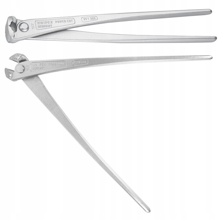 KNIPEX Obcęgi Zbrojarskie 300mm Niklowane – Do Cięcia i Skręcania Drutu