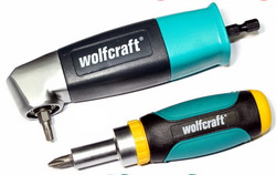 Adapter kątowy do wkrętarki Wolfcraft 1001000 8 elementów