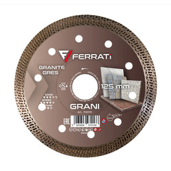 Tarcza Diamentowa Ferrati GRANI 125mm do Szybkiego Cięcia Twardych Materiałów