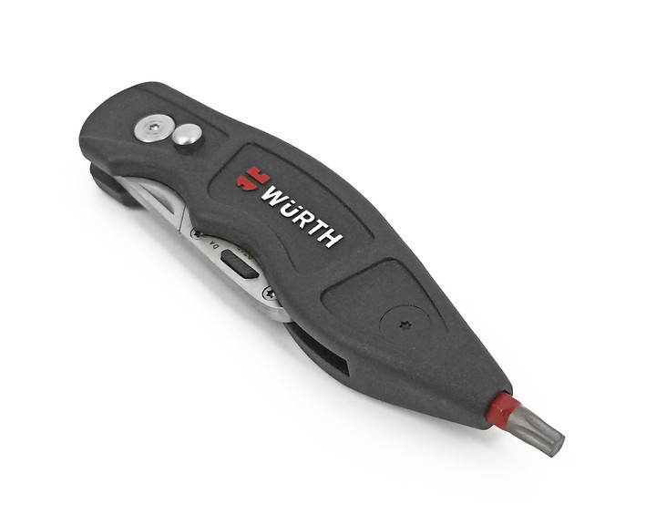 Zestaw nóż monterski z bitami Wurth
