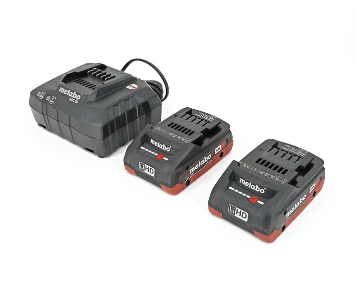 Zestaw akumulatory i ładowarka Metabo 18 V 4,0 Ah
