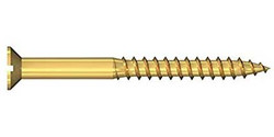 Wkręt mosiężny, 2,0 mm, główka stożkowa DIN 97, gniazdo płaskie , gwint niepełny, 200 sztuk