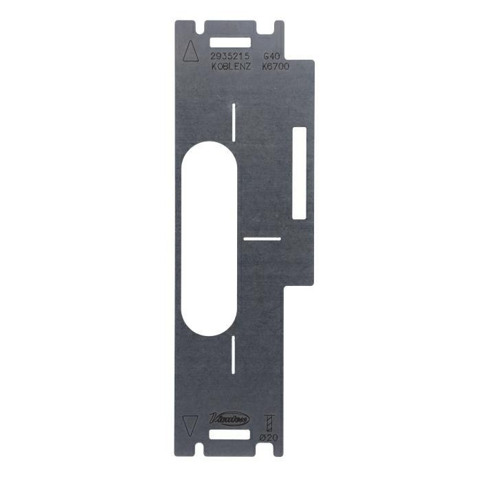 2935215 Szablon Kubica K6700 / CEMOM E80 G40/F20 do FR129VB