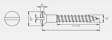 Wkręt mosiężny, 5,0 mm, główka soczewkowa DIN 95, gniazdo płaskie, gwint niepełny, 200 sztuk