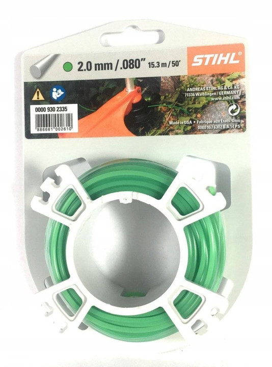 Żyłka Tnąca Stihl Okrągła 2.0mm / 14m (Zielona)