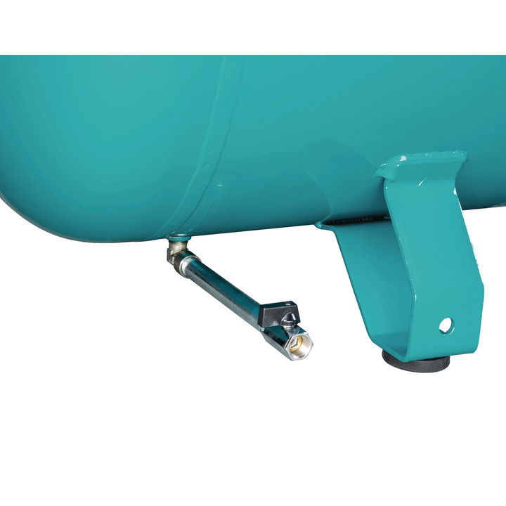 Stacjonarna, pozioma sprężarka tłokowa dla rzemieślników z napędem pasowym