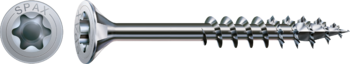 WKRĘT DO KONSTRUKCJI DREWNIANYCH, ŚR. 8,0 MM, GŁÓWKA STOŻKOWA, GNIAZDO T-STAR PLUS TX 40, GWINT CZĘŚCIOWY, SZPIC 4CUT, POWŁOKA ANTYKOROZYJNA WIROX, 50 SZTUK