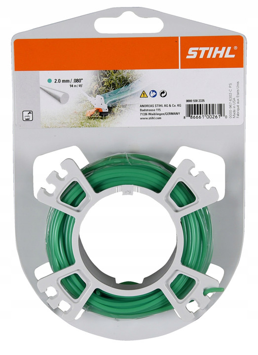 Żyłka Tnąca Stihl Okrągła 2.0mm / 14m (Zielona)