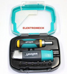 Adapter kątowy do wkrętarki Wolfcraft 1001000 8 elementów