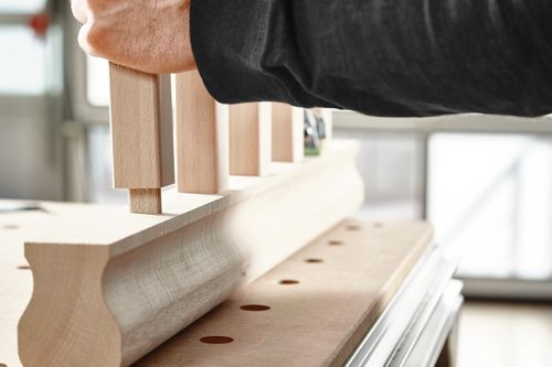 Łącznik DOMINO bukowy D 8x100/150 BU