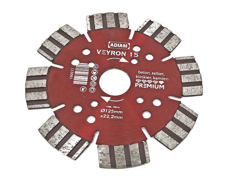 Tarcza diamentowa ADIAM VEYRON 125