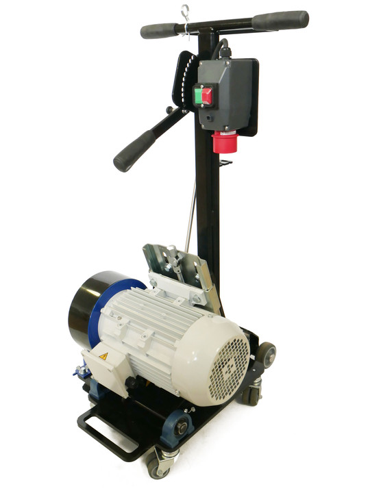 Frezarka do rury podłogowej HE-120 400V 4,0kW manualna