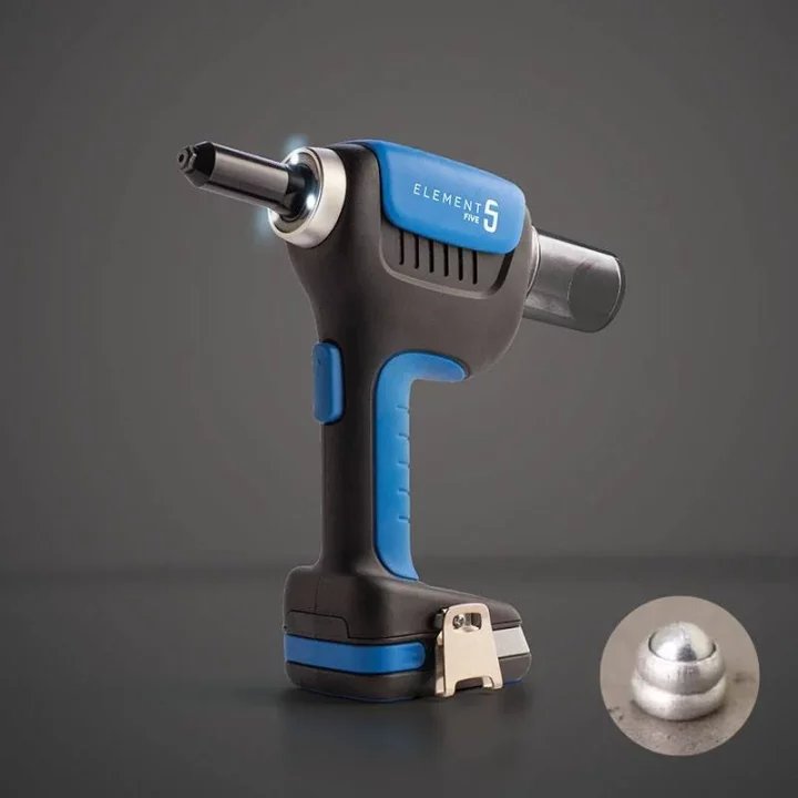 Nitownica Akumulatorowa Scell-it E-5 Element 5 do Nitów Zrywalnych + Walizka