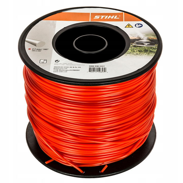 Żyłka Tnąca Stihl Kwadratowa 2.7mm / 208m
