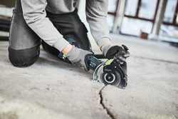 Akumulatorowy system cięcia z osprzętem diamentowym DSC-AGC 18-125 FH Li EB-Basic