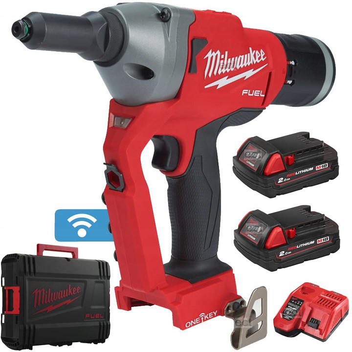 Zestaw Nitownica akumulatorowa 4.8 - 7.0 mm M18 ONEFPRT-202X MILWAUKEE