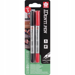 Marker Przemysłowy IDenti-Pen czarny + czerwony dwustronny Sakura Marker IDenti-Pen czarny + czerwony dwustronny Sakura BLXYKT2A