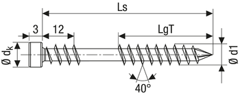 WKRĘT DO DESKI TARASOWEJ SPAX D, ŚR. 5,0 MM, GŁÓWKA CYLINDRYCZNA, GNIAZDO TX 25, GWINT DOCIĄGAJĄCY, SZPIC CUT, STAL NIERDZEWNA A2, KOLOR STAREGO ZŁOTA, 200 SZTUK