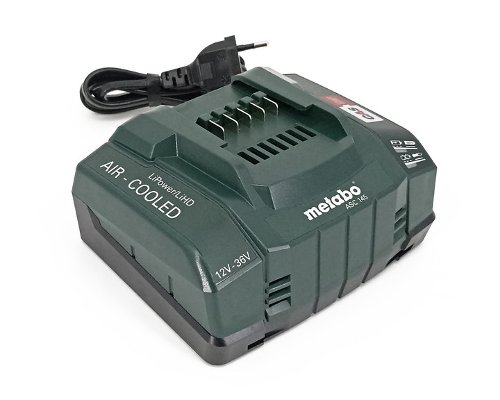Szybka ładowarka METABO ASC 145 12-36V AIR COOLED