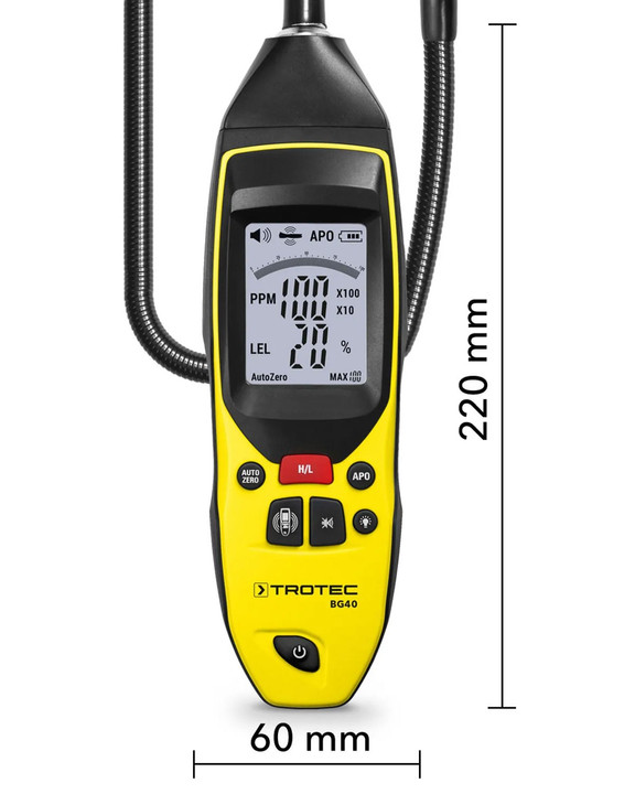 Detektor Gazów Palnych Trotec BG40