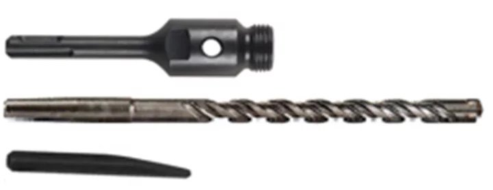 ADAPTER SDS+ / 1/2″ ( L-115 MM ) + WIERTŁO PROWADZĄCE + KLIN NEON