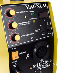 Półautomat spawalniczy Magnum MIG 205L LCD z lutospawaniem (200A/230V)