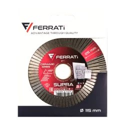 Tarcza diamentowa tnąca i szlifująca 115mm SUPRA