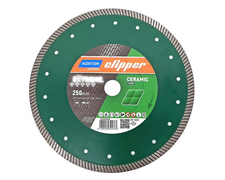 Tarcza diamentowa Norton Clipper Ceramic Turbo 250