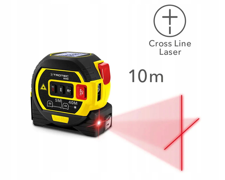 Miara Zwijana Trotec 3w1 (5m, Dalmierz 40m, Laser Krzyżowy)