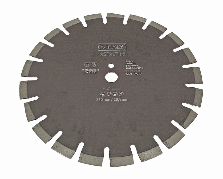 Tarcza diamentowa ADIAM ASFALT16 350