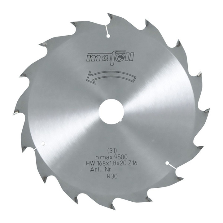 Tarcza pilarska HM 168x1,2/1,8x20 mm, Z 16 WZ
