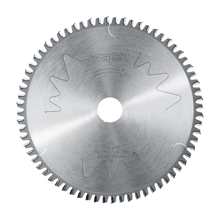 Tarcza pilarska HM, 225x2,5x30mm, 68 Z, FZ/TR