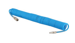 Wąż spiralny PU 8 x 5 mm uzbrojony 10m
