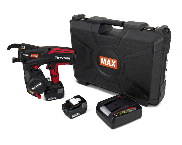 MAX RB443T TWINTIER Wiązarka Akumulatorowa do Zbrojeń