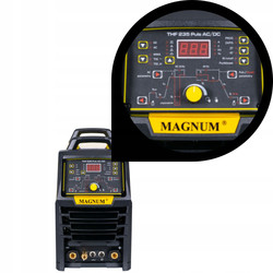 SPAWARKA TIG AC DC MAGNUM THF 235P PULS MMA 230V 200A ALUMINIUM IGBT HF