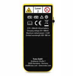 Mini Dalmierz Laserowy Trotec BD11 (30m, USB)