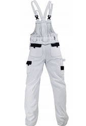 Spodnie ogrodniczki Stalco ALLROUND LINE BIAŁE r. 52 S-42153