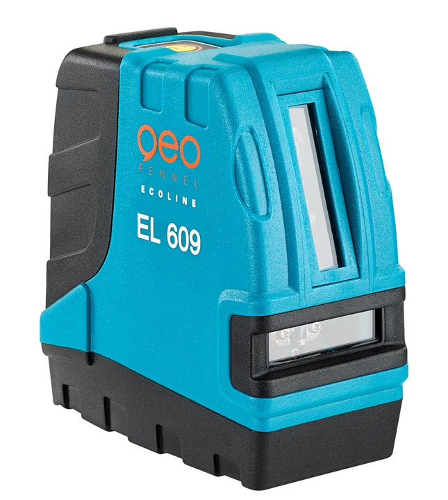 Laser liniowy krzyżowy EL 609 zestaw