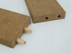 Kołki Drewniane Meblowe Ryflowane 6x35 mm (100 szt.)