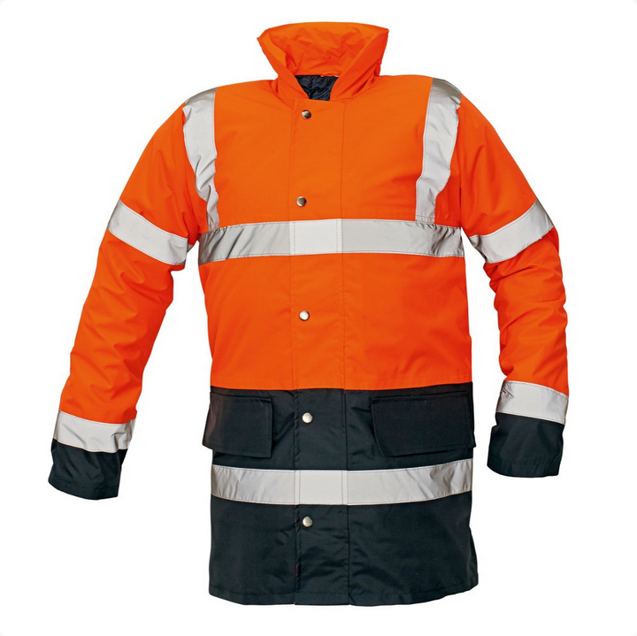 OCIEPLANA WODOODPORNA KURTKA HI-VIS SEFTON CERVA XL